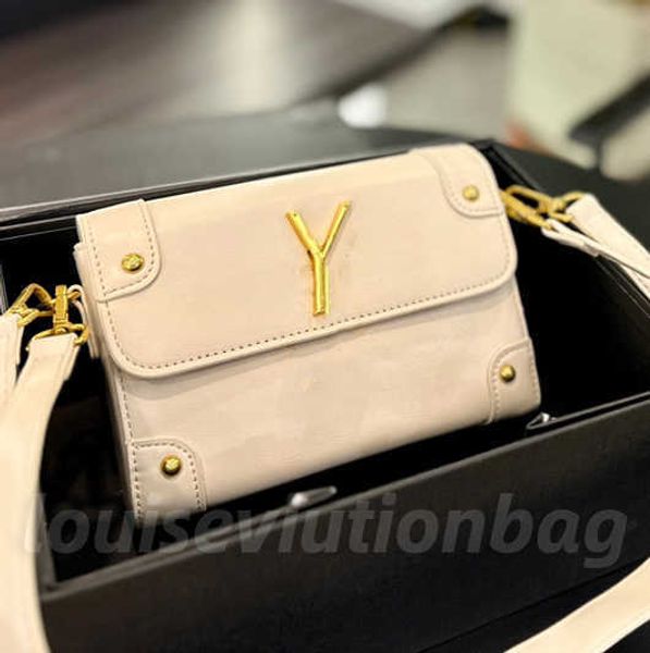 

fashion handbags shoulder luxurys designer bags metal chain gold silver women handbag genuine leather bag flip cover diagonal messenger cros