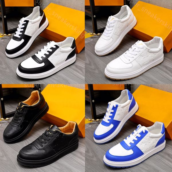 

designer new shoes classic men trainer sneakers chaussures platform sneaker with box size 38-46, Black