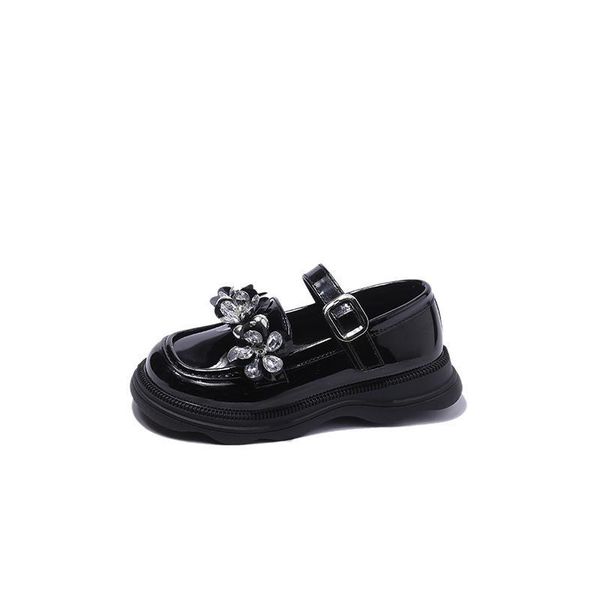 

sneakers baby shoes kids casual footwear girls leather soft soled princess spring retro f14224, Black;red