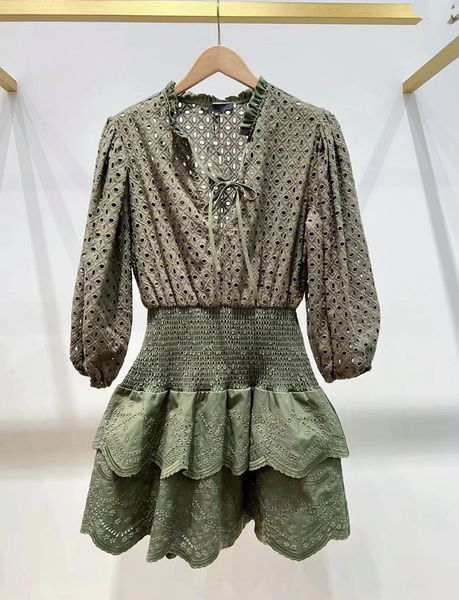 

nwt maje dresses ma puff sleeve mini dress ruffled dress for women, Black;gray