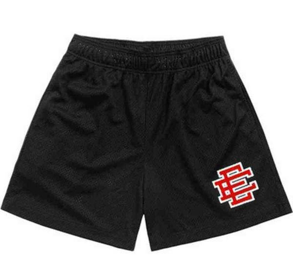 

mens designer above knee sublimation custom eric emmanuel mesh ee emanuel shorts, White;black