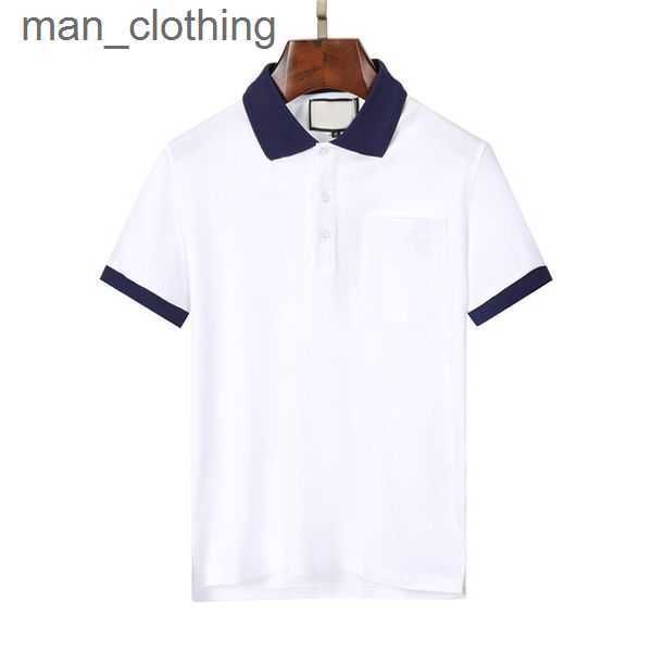 

2023 mens polo shirt designer man fashion horse t shirts casual men golf summer polos shirt embroidery high street trend tee asian size 3e2a, White;black