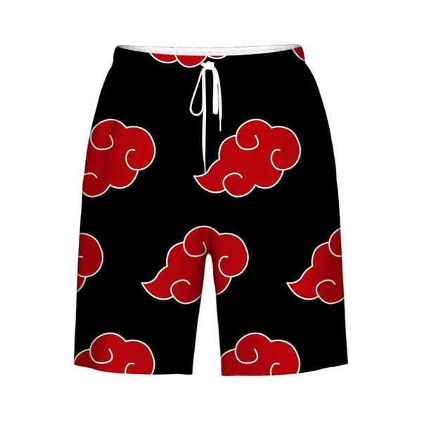 

men's clothing us size beach pants casual 3d print ninja, White;black