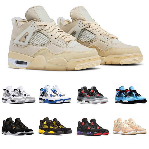 

with box designer men women basketball shoes 4s 4 university blue white oreo black cat fire red motosports royalty jogging mens trainers spo