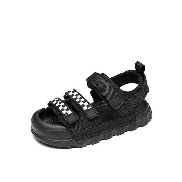 

sandals baby shoes toddler footwear children boys summer beach soft sole non-slip girls f12477, Black;red