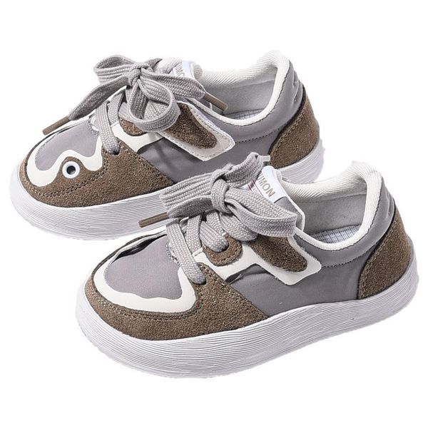 

athletic kids shoes sneakers basketball baby footwear boys non-slip soft sole casual skate spring autumn f14961, Black