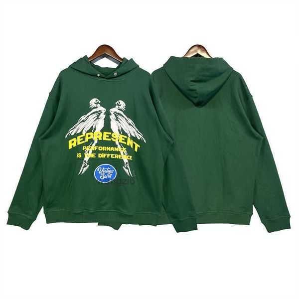 

men's hoodies sweatshirts represent foaming jumpman pullover hooded casual fashion loose long sleeve sweater 2 d2hd, Black