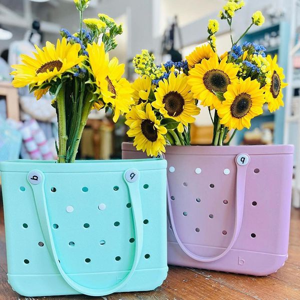 

designer bogg plastic bag pvc waterproof basket tote women's mens clutch luxury luggage bags storage satchel travel handbag large capac