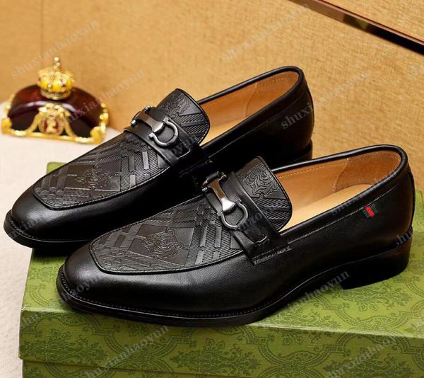 

suede leather mens women dress shoes luxury lock designer loro walk party flats moccasin business shoe gift size 38-45, Black