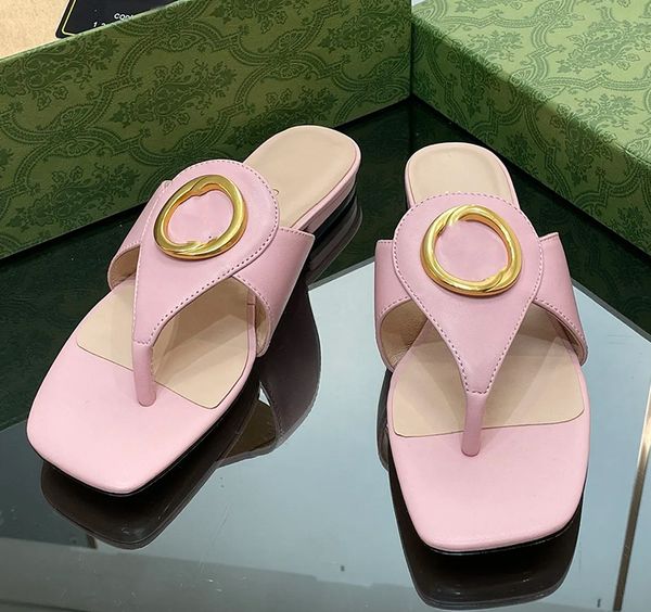 

designers blondie flip flops slippers mule flat square toe women lamb genuine leather outsole casual brach party shoes with box delivery, Black