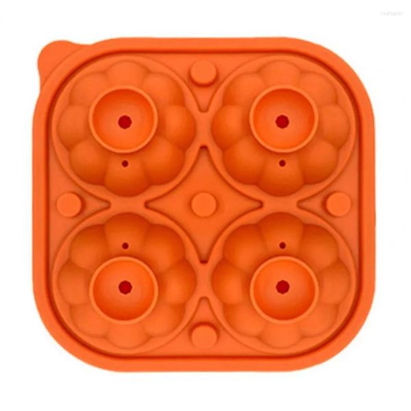 

baking moulds useful ice tray mold silicone cube reused pumpkin ball ice-making