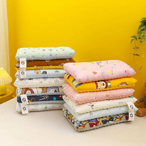 

pillows born sleep appease beanie velvet pillow baby pure cotton universal small pillow children's double-sided use sleeping pillow 230