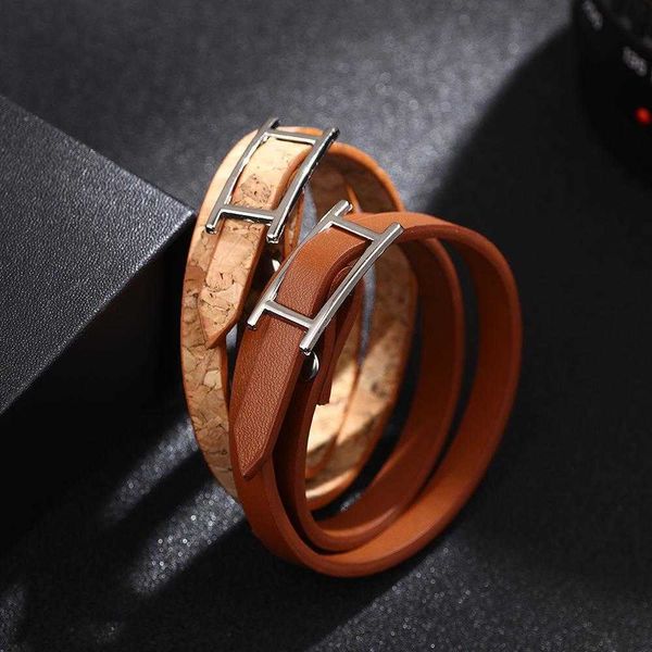 

fashion womens leather bracelet personality simple multi layer trend all match jewelry wholesale, Golden;silver
