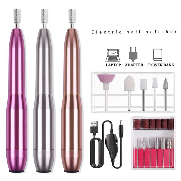 

nail manicure set professional strong electric drill machine grinding equipment mill for pedicure polishing tool 230515