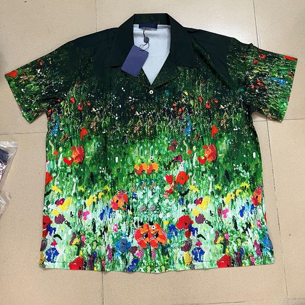 

mens hawaii smens flower tiger print shirts casual button short sleeve hawaiian shirt suits summer beach designer dress shirts ss, White;black