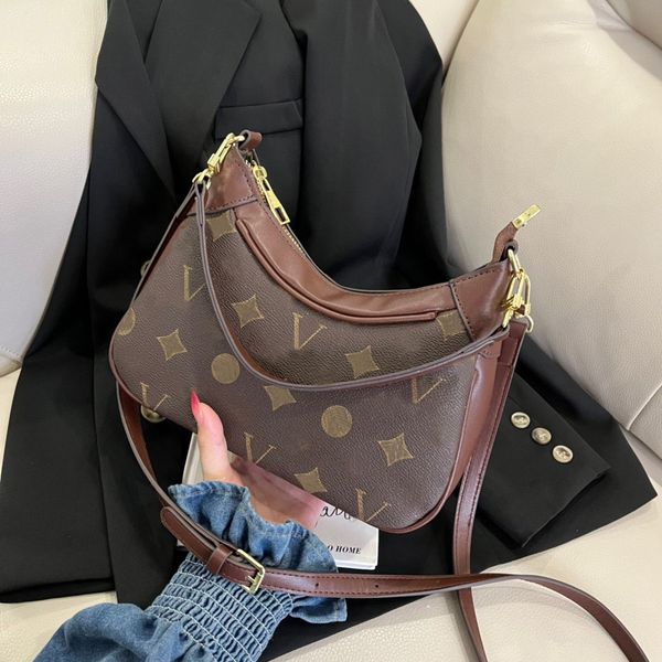 

old flower retro underarm package leather shoulder bag crossbody package luxury brand designer bag tote bag messenger package evening bags