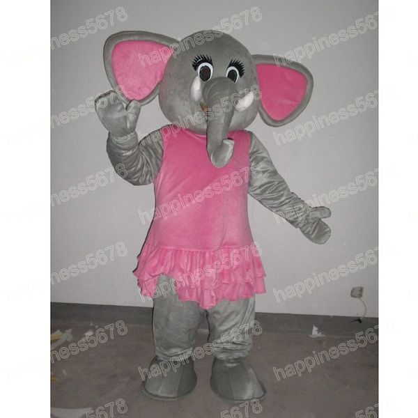 

simulation girls elephant mascot costumes cartoon character outfit suit halloween adults size birthday party outdoor festival dress, Red;yellow