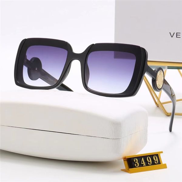

2023 designer sunglasses for women cat eye eyewear special uv 400 protection letters big leg double beam frame outdoor design high alloy wom, White;black