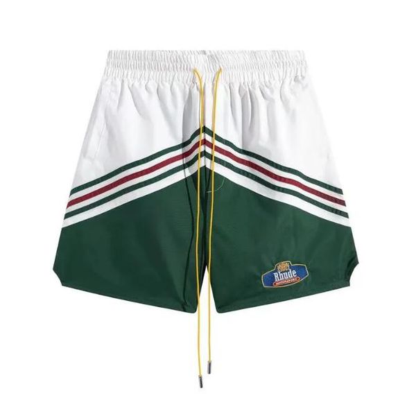 

designer shorts mens fashion beach pants sports fitness luxury shorts summer casual versatile quick drying breathable mesh pants xl, White;black