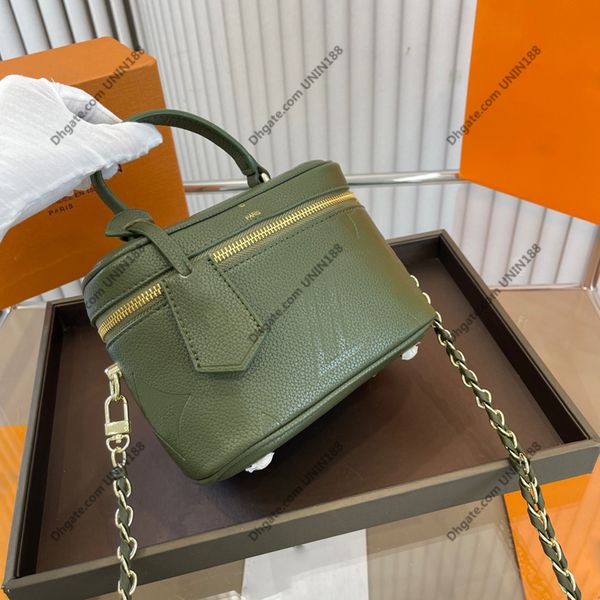 

solid color leather embossing women nice bb cosmetic bags handbag luxurys designers shouder crossbody bag messenger ladies travel handbags 1