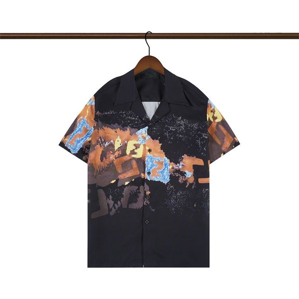 

fashion t-shirts casablanc-s designer shirts masao san print mens casual shirt womens loose silk shirt short sleeves luxury t-shirt tees -3, White;black