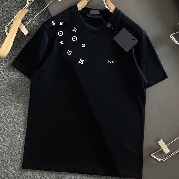 

mens casual t shirt designers men s clothing black white tees short sleeve women's printed hip hop streetwear tshirts, White;black