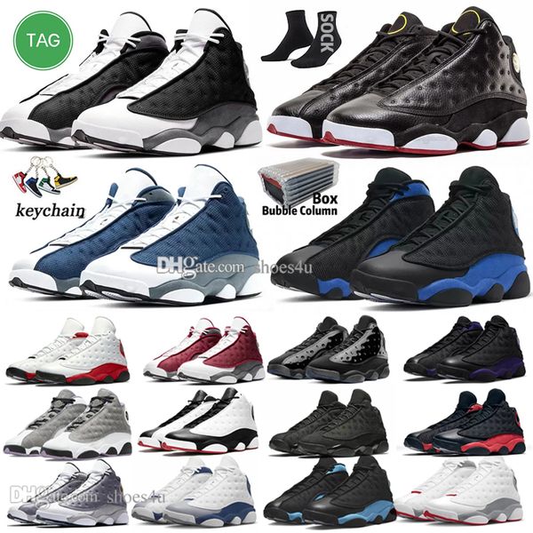 

13s men basketball shoes for women 13 red black flint wheat wolf grey playoffs court purple french university blue bred starfish mens womens