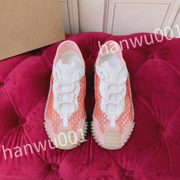 

new luxurys famous basketball sneakers shoes women leather rubber sole lace-up trainers outdoor skateboard walking 35-41, Black