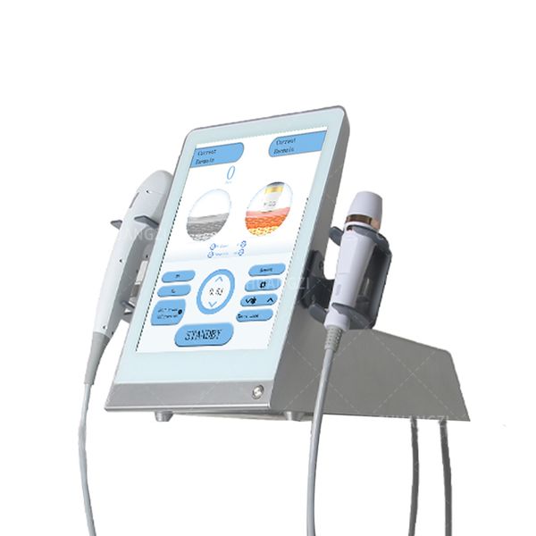 

portable 2 handle 7d hifu+v-max multi-functional beauty equipment anti-aging face lifting 7 cartridges body slimming skin tightening anti-wr