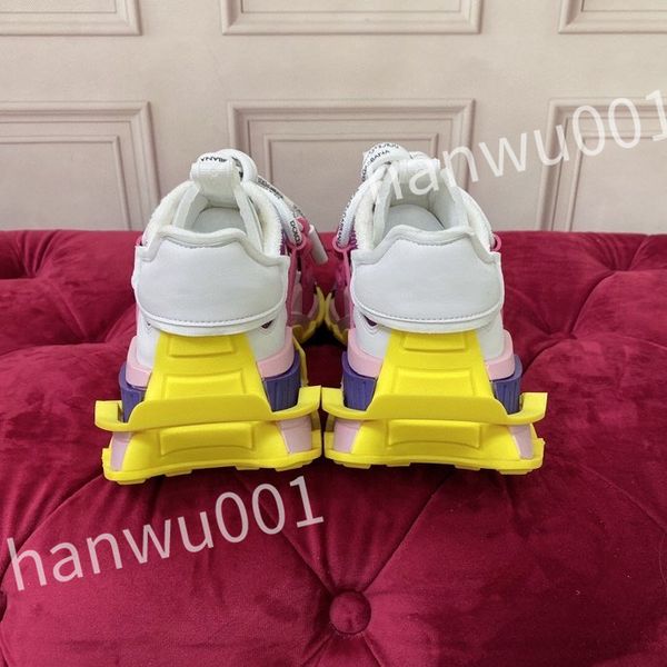 

new luxury famous basketball sneakers shoes women leather rubber sole lace-up trainers outdoor skateboard walking, Black
