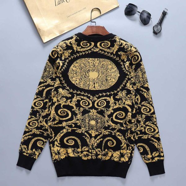 

designer sweater man for man woman knit crow neck womens fashion letter black white long sleeve clothes pullover top, White;black