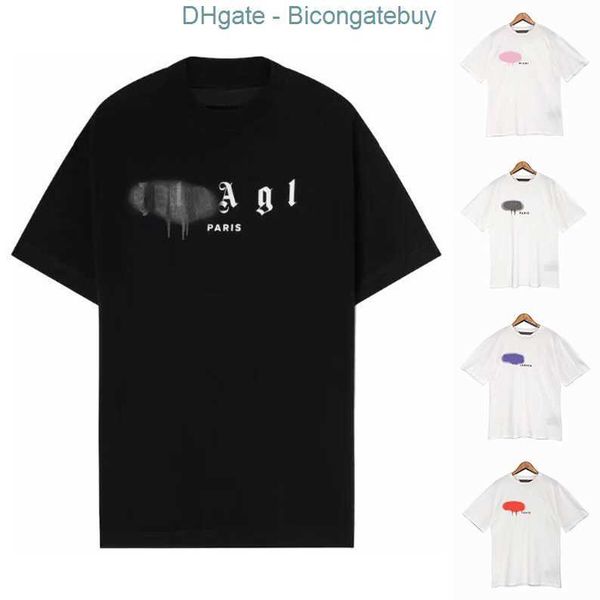 

palms mens t shirt angels summer womens designers shirts ops luxurys letter cotton shirts clothing polos short sleeve high-quality ees q2mr, White;black