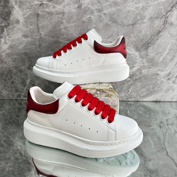 

casual boots women designer leather lace-up sneaker fashion lady running trainers woman shoe platform men 0511, Black