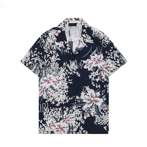 

luxury designers shirts men's fashion tiger letter v silk bowling shirt casual shirts men slim fit short sleeve dress shirt -3xl t4, White;black