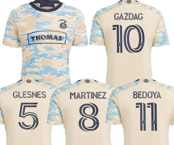 

23-24 philadelphia union customized thai quality sports jerseys online sportswear football wear 10 monteiro 11 bedoya 2 aaronson 23 przybylk, Black;yellow