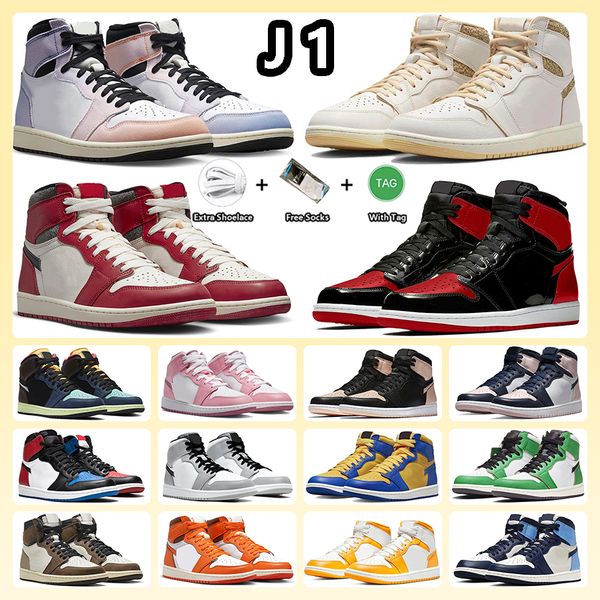 

mens womens 1 1s basketball shoes skyline craft sail reverse laney valentines day lost & found patent bred university blue obsidian washed p