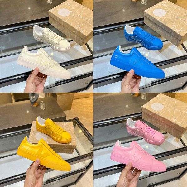 

veja x mansur gavriel luxury designer women shoes va word leather lace up yellow blue pink sneaker leathers lining rubber sole size 35-39 wi, Black