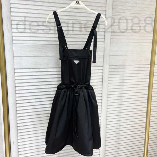 

casual dresses designer womens casual dress suspender skirt designer dress women fashion black work waist tooling dresss ljtj, Black;gray