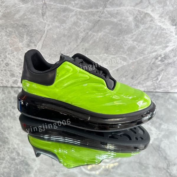 

new brand mens women quality casual shoes leather lace-up sneaker fashion lady flat running trainers letters gym sneaker, Black