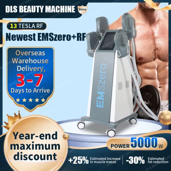 

emszero rf 13 tesla beauty items body contouring machine emsslim hi-emt body sculpt fat loss with 4handles build muscle pelvic