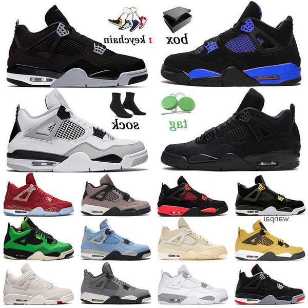 

with box designer jumpman 2023 basketball shoes military black royal 4s sneakers off red thunder oklahoma sooners eur 47 men women trainers
