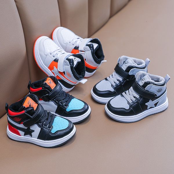 

sneakers sepatu kasmir anak anak musim gugur dingin baru anak laki laki perempuan olahraga hangat katun untuk balita hitam 230516, Black;red