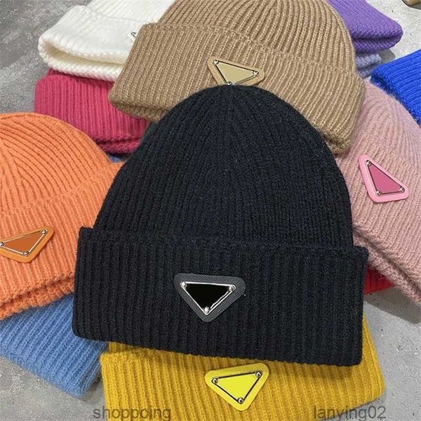 

ball caps fashion designer mens beanie hat winter solid color letter outdoor woman beanies bonnet man head warm cashmere knitted skull cappv, Blue;gray