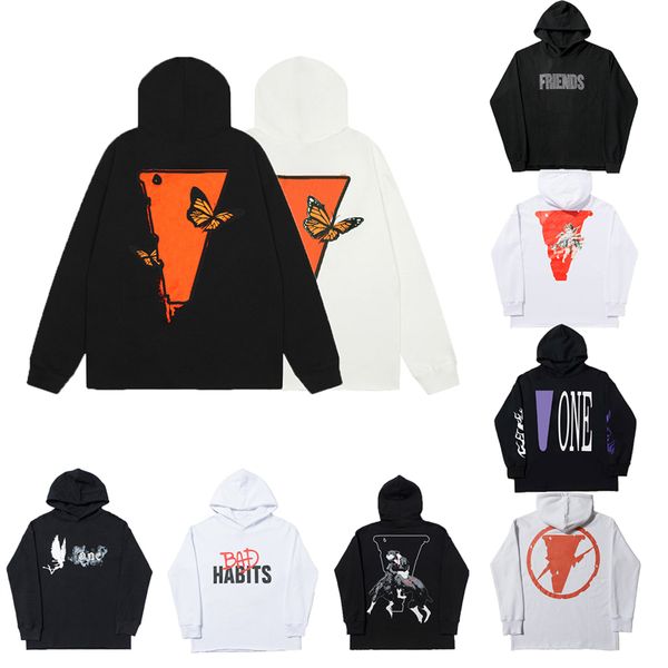 

luxury mens hoodie hip hop design letter print long sleeve sweater autumn fashion brand pullover crew neck top, Black