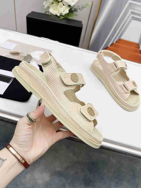 

designer sandals channel women's fashion sandals ccity women's summer slides casual slippers x331, Black