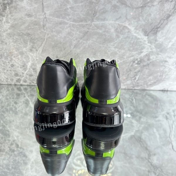 

new brand mens women quality casual shoes leather lace-up sneaker fashion lady flat running trainers letters gym sneaker2023, Black