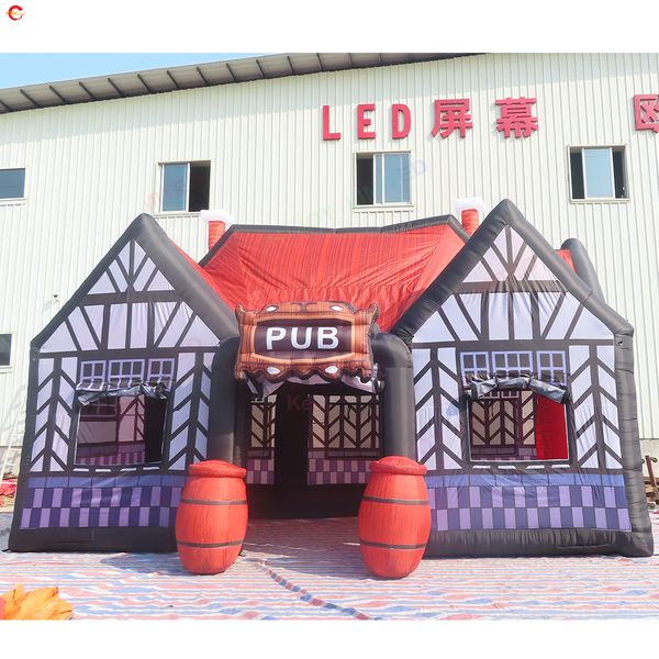 

to door outdoor activities 8x5x5m 10x5x5mh custom made inflatable party tent nightclub inflatable pub irish bar for sale