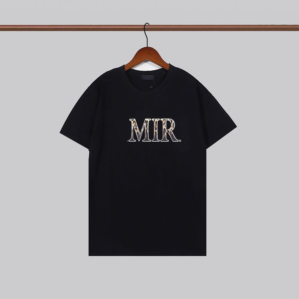 

man woman luxury brand tees t shirt designer mens t-shirts summer round neck short sleeves outdoor fashion leisure pure cotton print clothin, White;black