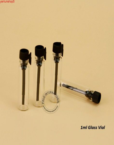 

500pcslot 1ml glass bottle mini 1cc empty sample vial perfume bottles small 1g refillable packaginggood quantity8151780