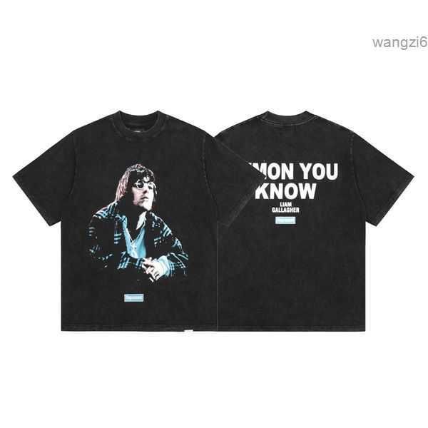 

men's t summer classic represent sleeve high street loose retro couple round neck t-shirt women 6 r4im, White;black